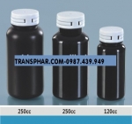 CHAI NHỰA MÀU ĐEN 120-250ML